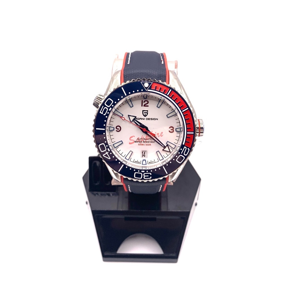 Men's Designer Watch New Old Stock Pepsi Colored
